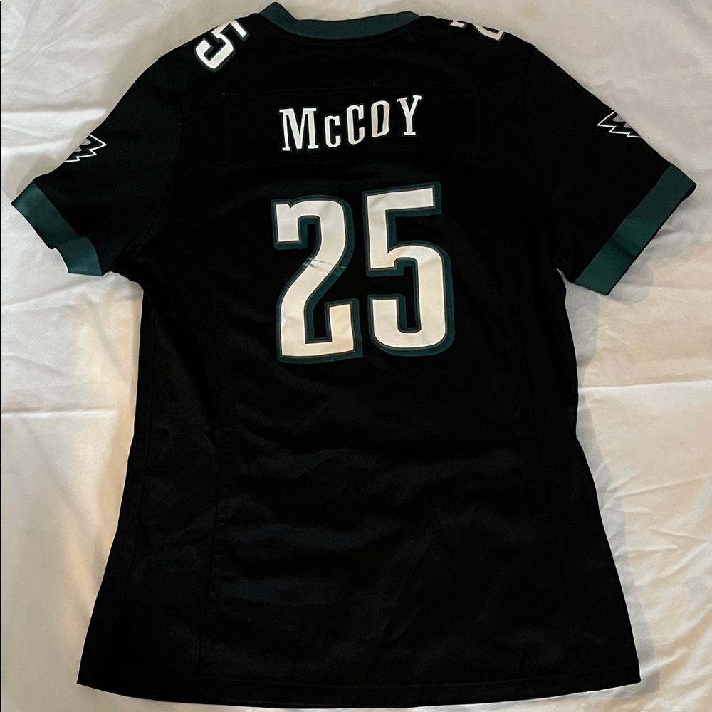 NFL Black and Green Eagles Jersey  (McCoy) size M(Girks)